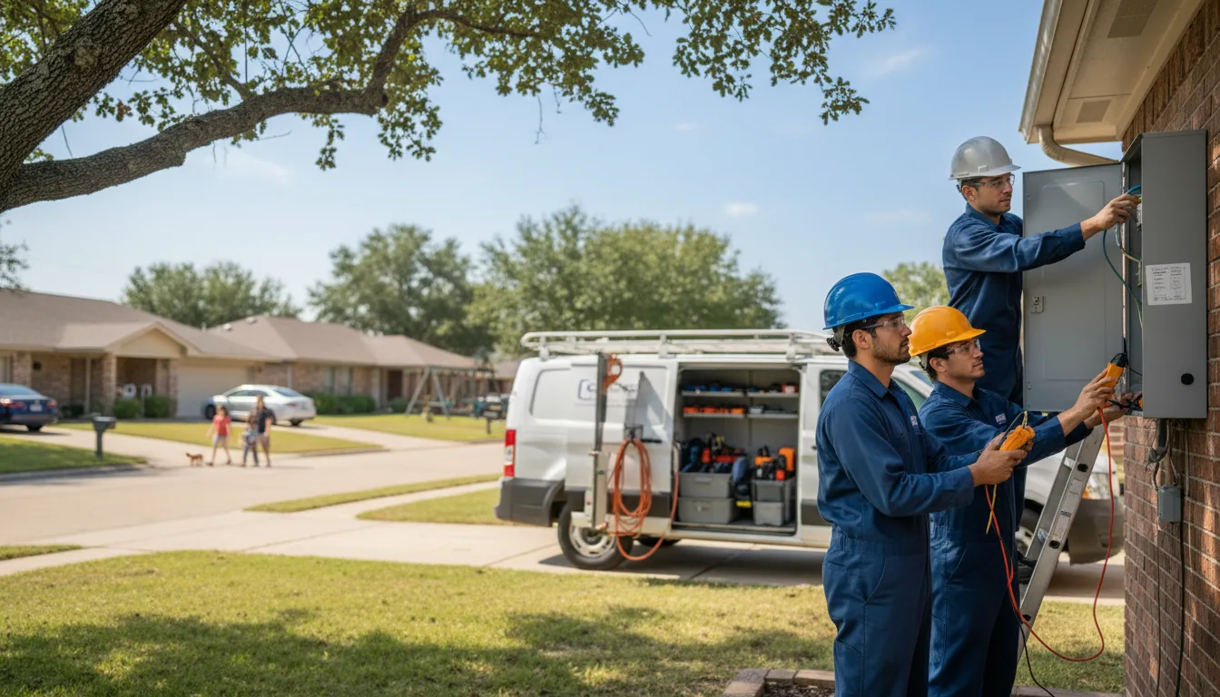 Certified electrician providing emergency electrical services in Weskan, KS